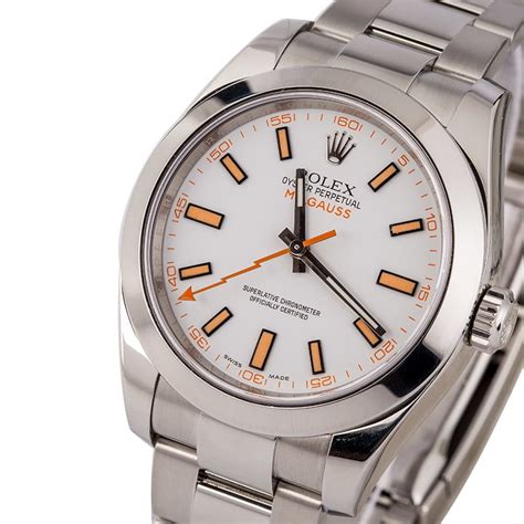 116400 rolex dial white|rolex 116400gv milgauss.